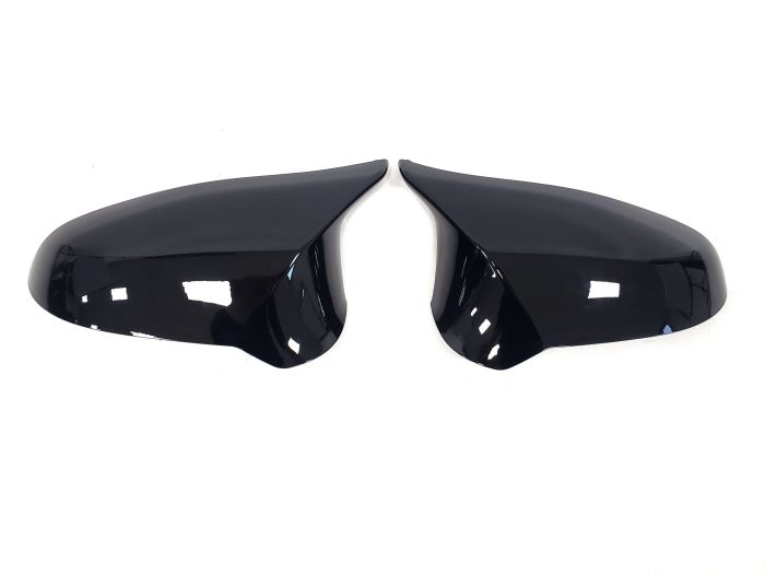 Накладки на зеркала Черный глянец на BMW M3 F80 2014-2020 года