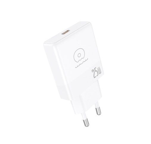 Мережевий зарядний пристрій WUW-C216 25W Gan ChargerUSB C white (C216)