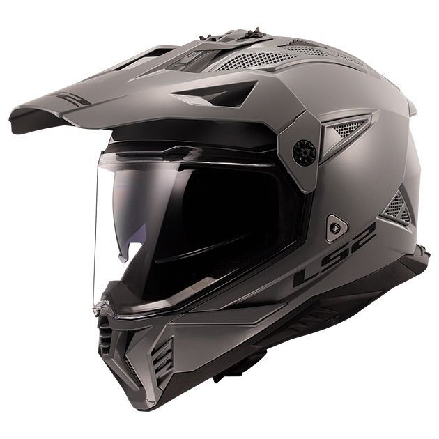 Мотошолом LS2 MX702 Pioneer 2 Solid Matt Nardo Grey L