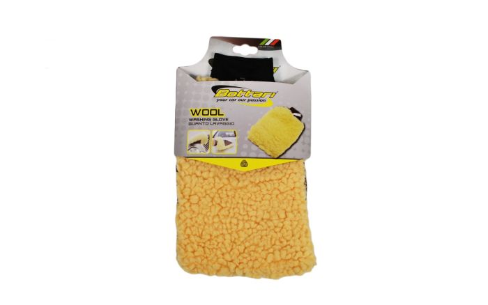 Рукавичка для миття авто вовна 25х15см "WOOL"