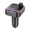 АЗП з FM-модулятором BOROFONE BC53 Highway PD20W+QC3.0 car BT FM transmitter 18W Black (6941991108457)