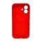 Чохол для смартфона Silicone Full Case AA Camera Protect for Apple iPhone 16 21,Rose Red (FullAAi16-21)