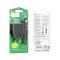 Мережевий зарядний пристрій з кабелем HOCO CS14A Ocean PD20W+QC3.0 charger set(Type-C to Type-C) Black (6942007603911)
