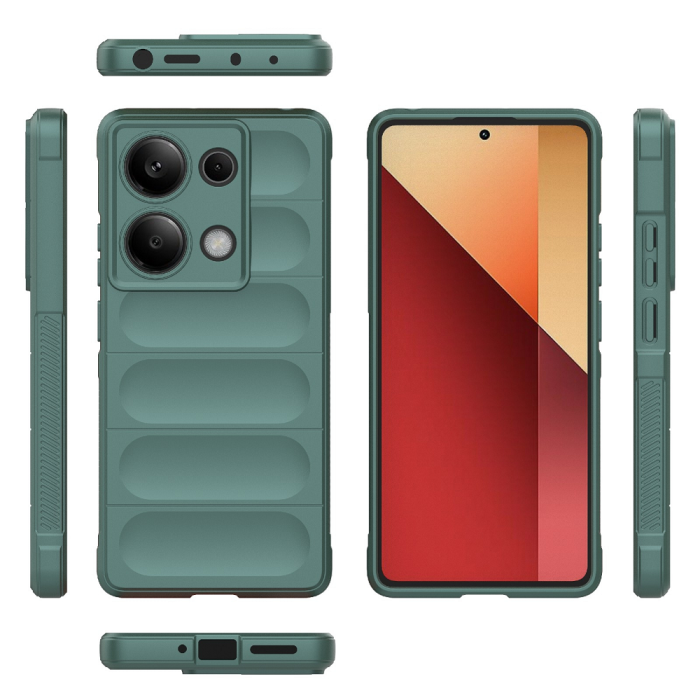 Чохол для смартфона Cosmic Magic Shield for Xiaomi Redmi Note 13 Pro 5G/POCO X6 5G Dark Green (MagicShXiNo13P5GGreen)