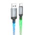 Кабель HOCO U112 Shine charging data cable for Type-C Gray (6931474788818)