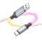 Кабель HOCO U112 Shine charging data cable for Type-C Gray (6931474788818)