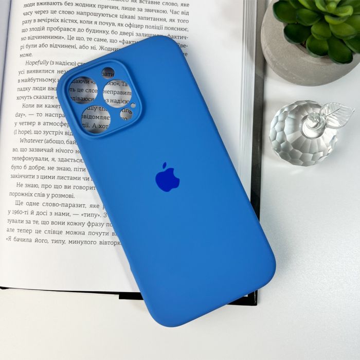 Чохол для смартфона Silicone Full Case AA Camera Protect for Apple iPhone 16 Pro 3,Royal Blue (FullAAi16P-3)
