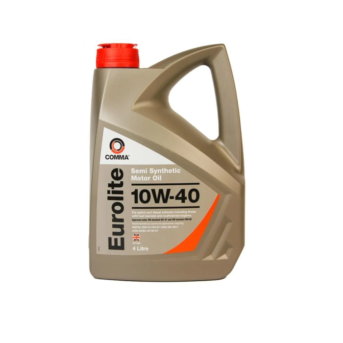 Моторное масло Comma Eurolite 10W40 SN CF A3B4 4 литра для легковых авто артикул EUL4L (EUL4L)