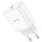 Мережевий зарядний пристрій HOCO C104A Stage single port PD20W charger White (6931474782892)