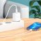 Мережевий зарядний пристрій HOCO C104A Stage single port PD20W charger White (6931474782892)
