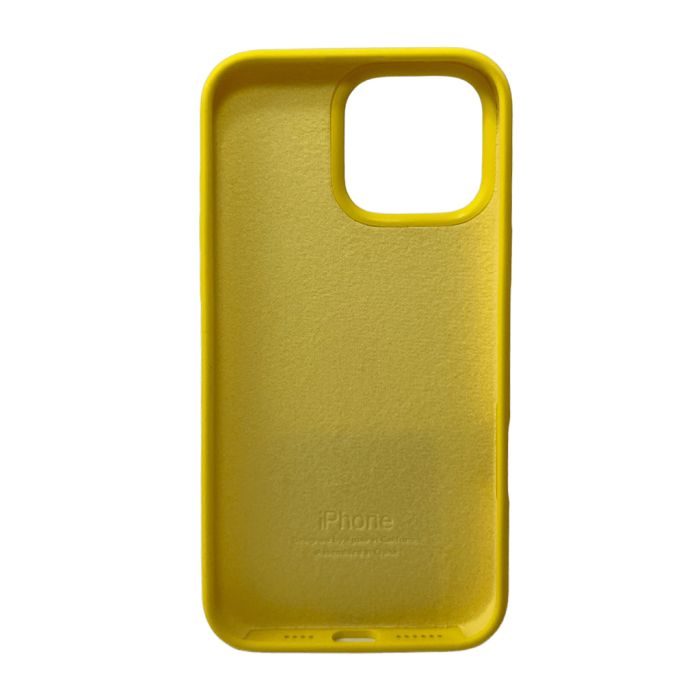 Чохол для смартфона Silicone Full Case AA Open Cam for Apple iPhone 16 Pro Max 56,Sunny Yellow (FullOpeAAi16PM-56)