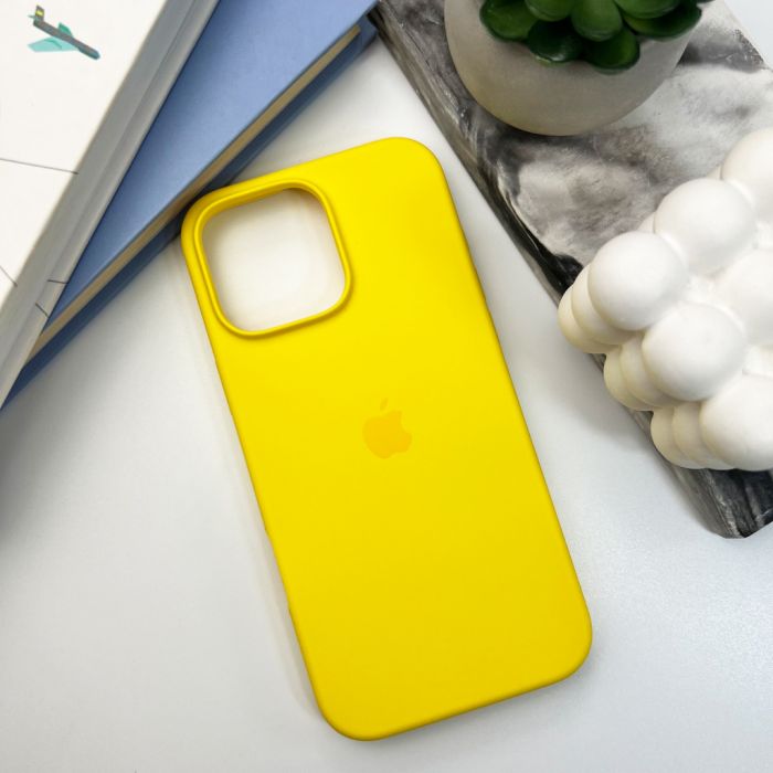 Чохол для смартфона Silicone Full Case AA Open Cam for Apple iPhone 16 Pro Max 56,Sunny Yellow (FullOpeAAi16PM-56)