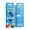 Кабель BOROFONE BX42 USB to iP 2.4A, 1m, silicone, TPE connectors, White (6931474736734)