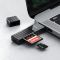 USB-хаб HOCO HB20 Mindful 2-in-1card reader(USB3.0) Black (6931474735218)