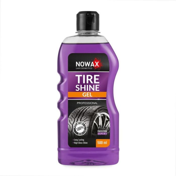 Гель для чернения шин 500 мл NOWAX TIRE SHINE средство для шин (NX00010)