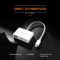 USB-хаб UGREEN USB Type C to HDMI + VGA Converter (White) (UGR-30843)
