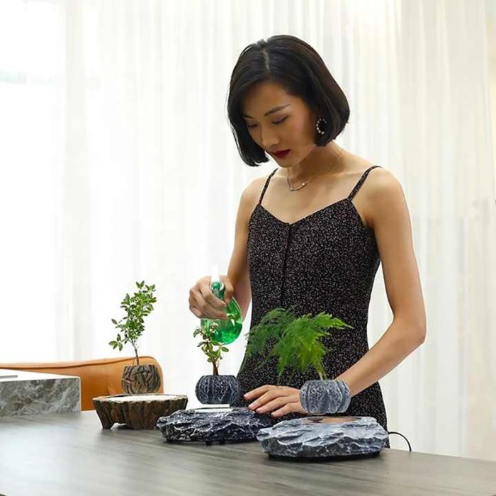 Магнітний левітаційний горщик для рослин HCNT Magnetic Levitating Pot M5B-PW Brown (M005B-PW)