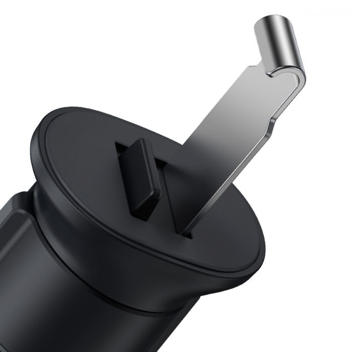 Автотримач для телефона Baseus Metal AgeⅡ Gravity Car Mount（Air Outlet Version）Black (SUJS000001)