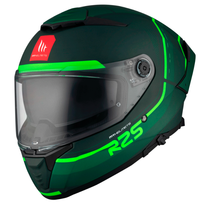Мотошолом MT THUNDER 4 SV R25 C6 Matt Green XL