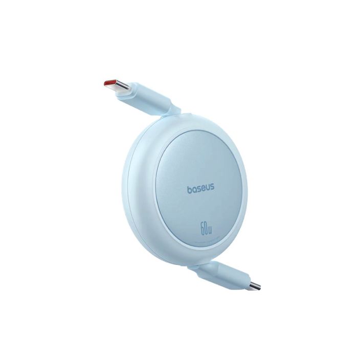Кабель Baseus Free2Pull Mini Charging Cable USB-C to USB-C 60W 1m Galaxy Blue (P10364500311-01)
