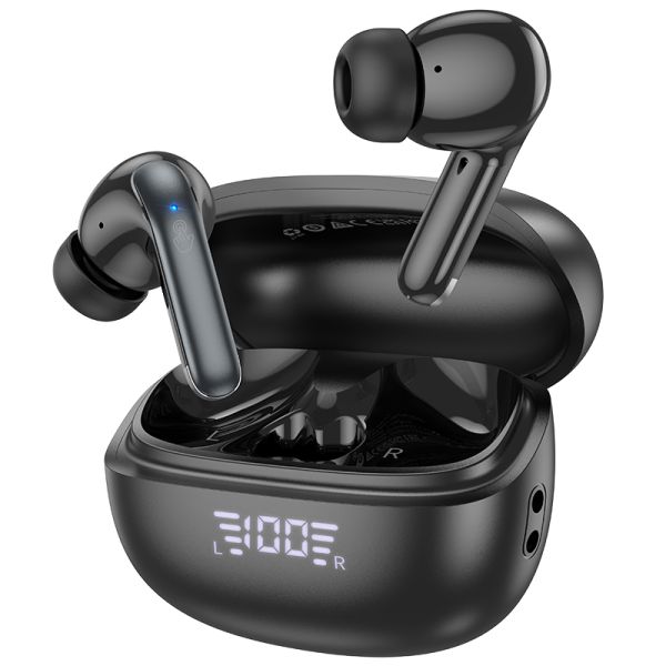 Бездротові навушники TWS HOCO EQ5, ANC+ENC, Black (6942007602419)
