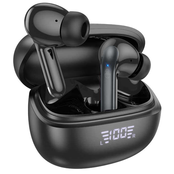 Бездротові навушники TWS HOCO EQ5, ANC+ENC, Black (6942007602419)