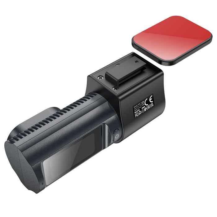 Відеореєстратор HOCO DV8 2K display hidden driving recorder(with rear camera) Black (6942007623384)