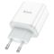 Мережевий зарядний пристрій HOCO C105A Stage dual port PD20W+QC3.0 charger White (6931474782946)