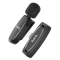 Бездротова мікрофонна система HOCO L15 Crystal lavalier (Lightning) Black (6931474789020)