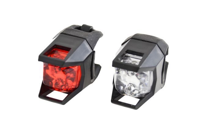 Ліхтарик блимавка комплект світлодіодні 2 LED "ECLIPSE" 2 режима 2 шт (92330-IS)