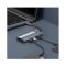 USB-хаб Baseus Metal Gleam Series 7-in-1 Multifunctional Type-C HUB Docking Station Gray（Type-C to HDMI*1+USB3.0*2+USB-C*1+PD*1+SD/TF*1) (WKWG020113)