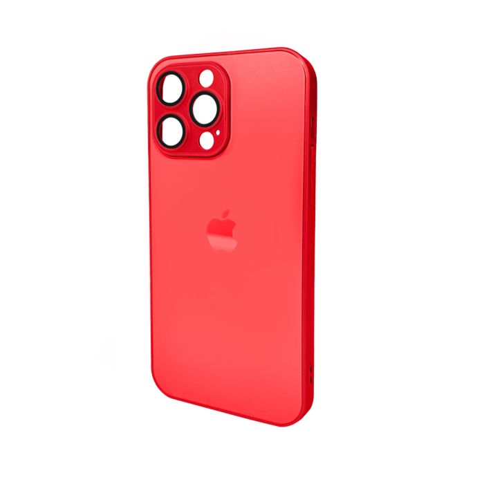 Чохол для смартфона AG Glass Matt Frame Color Logo for Apple iPhone 15 Pro Max Coke Red (AGMattFrameiP15PMRed)