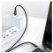 Кабель Baseus Tungsten Gold Fast Charging Data Cable Type-C to Type-C 100W 2m Black (CATWJ-A01)