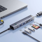 USB-хаб Baseus UltraJoy Series 7-Port HUB AIR Space Grey (Type-C to HDMI4K@60Hz*1+USB3.0*2+PD*1+SD/TF3.0*1+3.5mm*1) (B00052803811-02)