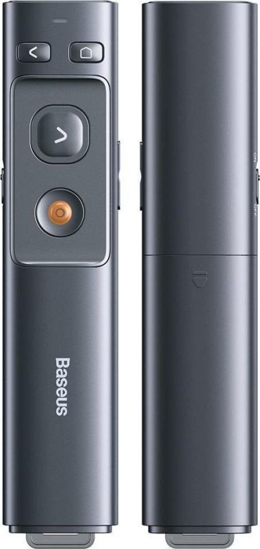 Лазерна указка Baseus Orange Dot Wireless Presenter (Red Laser) Grey (ACFYB-B0G)