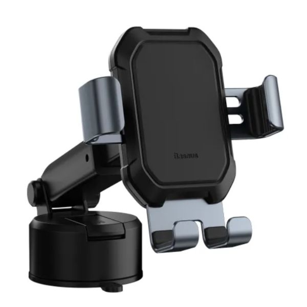 Автотримач для телефона Baseus Tank gravity car mount holder with suction base Tarnish Black (SUYL-TK01)