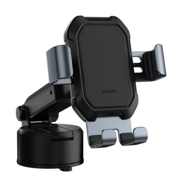 Автотримач для телефона Baseus Tank gravity car mount holder with suction base Tarnish Black (SUYL-TK01)