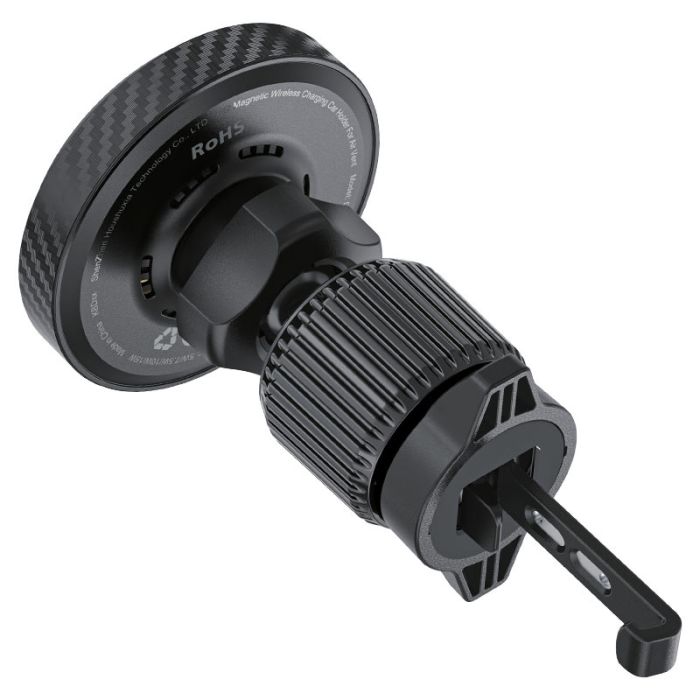 Автотримач для телефона з БЗП ACEFAST D33 Qi2 magnetic wireless charging car holder for air vent Black (6974316280293)