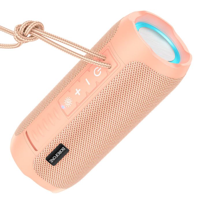 Портативна колонка BOROFONE BR21 Sports BT speaker Candy Pink (6974443383645)