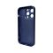 Чохол для смартфона AG Glass Matt Frame Color Logo for Apple iPhone 14 Pro Navy Blue (AGMattFrameiP14PBlue)