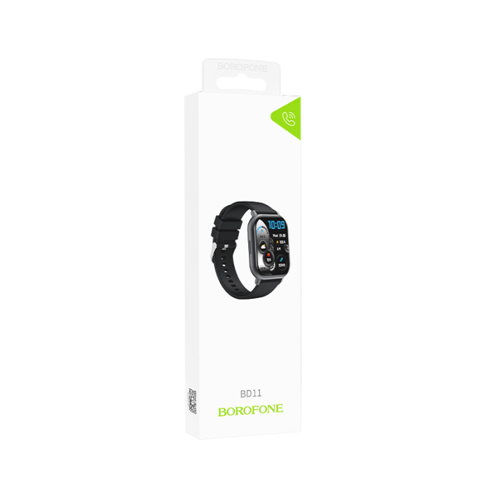 Смарт-годинник BOROFONE BD11 51mm. 220 mAh. IPX4 Smart sports watch (call version) Black (6941991119132)