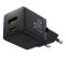Мережевий зарядний пристрій Baseus Palm Fast Charger C+U 20W EU Cluster Black (with Baseus Mini White Cable USB-C to USB-C 60W (20V/3A) 1m Cluster Bla (P10111608113-01)