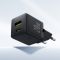 Мережевий зарядний пристрій Baseus Palm Fast Charger C+U 20W EU Cluster Black (with Baseus Mini White Cable USB-C to USB-C 60W (20V/3A) 1m Cluster Bla (P10111608113-01)