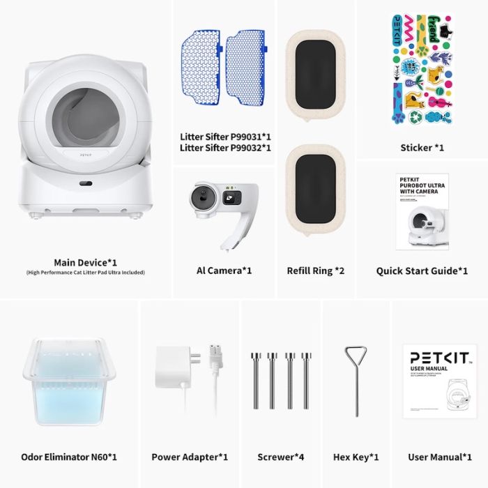 Смарт автоматичний лоток PETKIT Purobot Ultra with Camera (P9903)