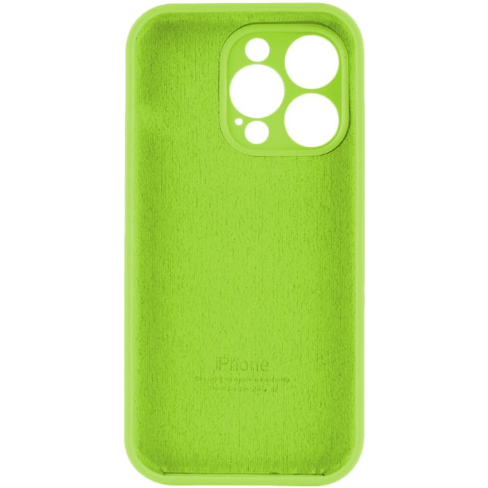 Чохол для смартфона Silicone Full Case AA Camera Protect for Apple iPhone 13 Pro Max 24,Shiny Green (FullAAi13PM-24)
