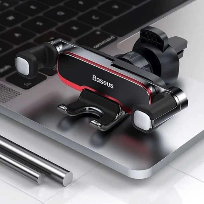Автотримач для телефона Baseus Mr Hui Gravity Car Mount Black (SUYL-HU01)