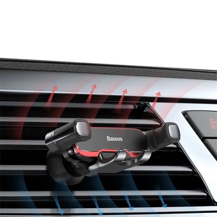 Автотримач для телефона Baseus Mr Hui Gravity Car Mount Black (SUYL-HU01)