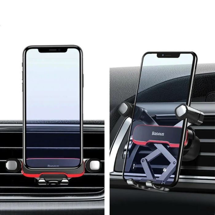 Автотримач для телефона Baseus Mr Hui Gravity Car Mount Black (SUYL-HU01)