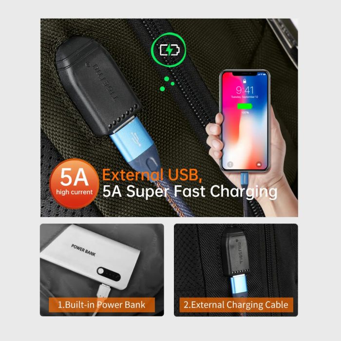 Рюкзак Tigernu T-B3906B 15.6" Army Green (T-B3906BArmyGreen)