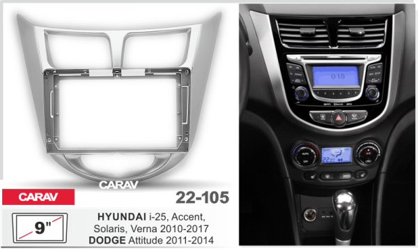 Переходная рамка CARAV 22-105